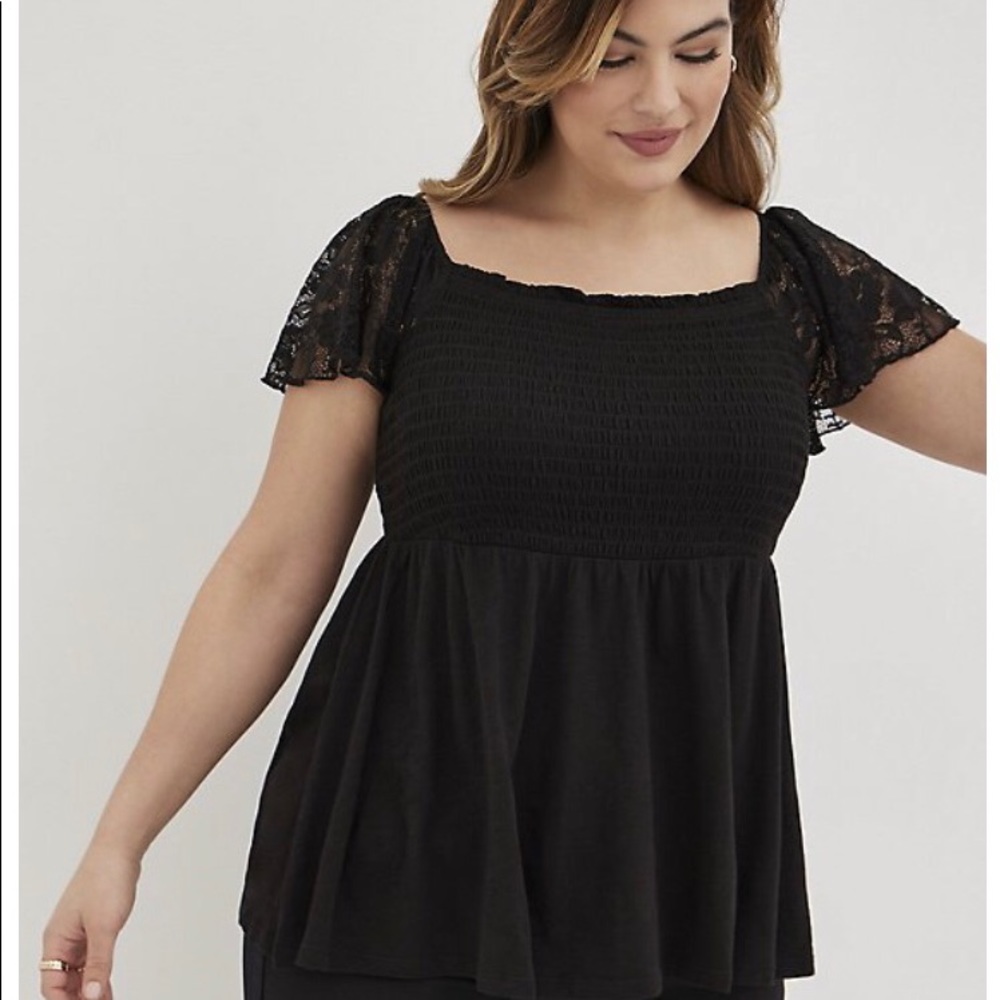 NWT Torrid Babydoll Top